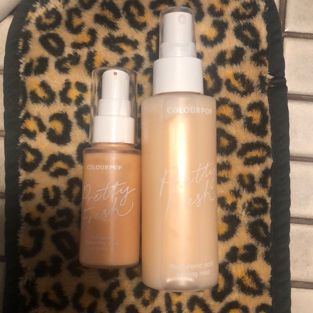 Colourpop primer and setting spray both hydrating